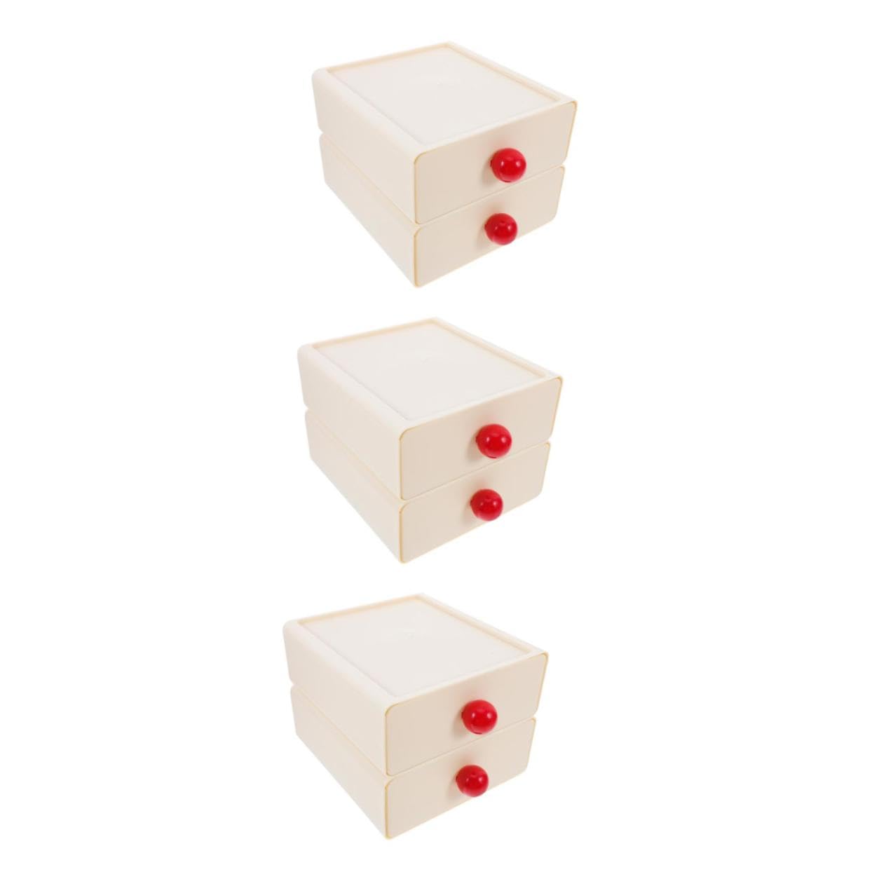 6 Piezas Organizador de Escritorio Multifuncional Caja de Almacenamiento de Plástico para Material de Oficina y Papelería Bandeja de Escritorio white para Suministros y