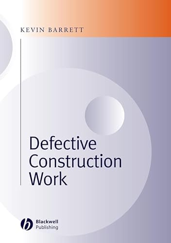 Defective Construction Work: and the Project Team