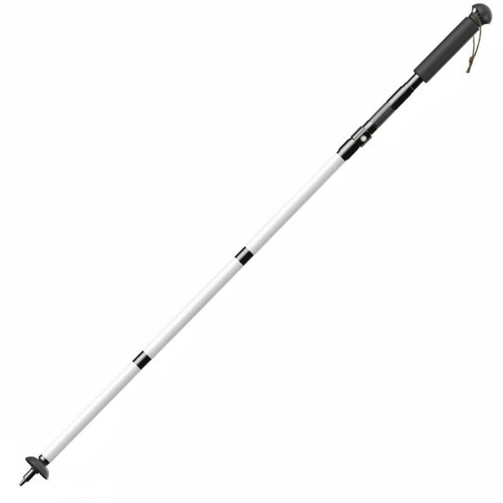 Rechargeable Folding Lighted Walking Stick Foldable LED Trekking Pole Aluminum Alloy LED Hiking Pole Portable for Climbers, Hikers, Campers, Mountain Climbing, Camping, 136CM-image-8