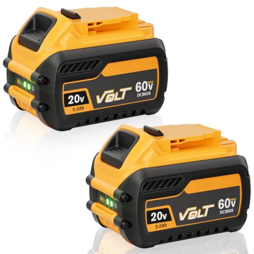 Image of 2Pack 9.0Ah Replacement for Dewalt 20V 60V Max Flexvolt Battery DCB609