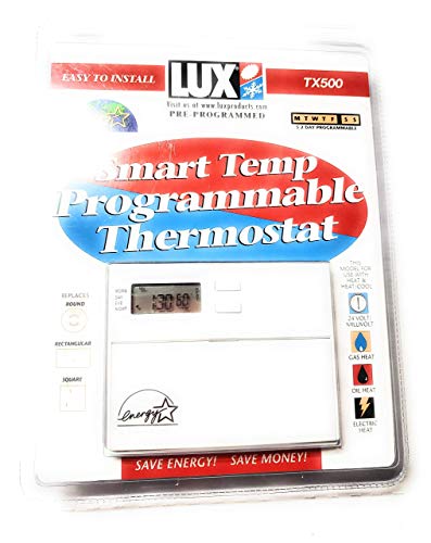 Lux Smart Temp TX500 Programmable Thermostat