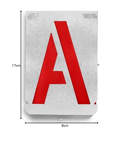 GRAVUREM-Signierschablonen/Schablonen/Stencils A-Z,& / Schrifthöhe 100mm