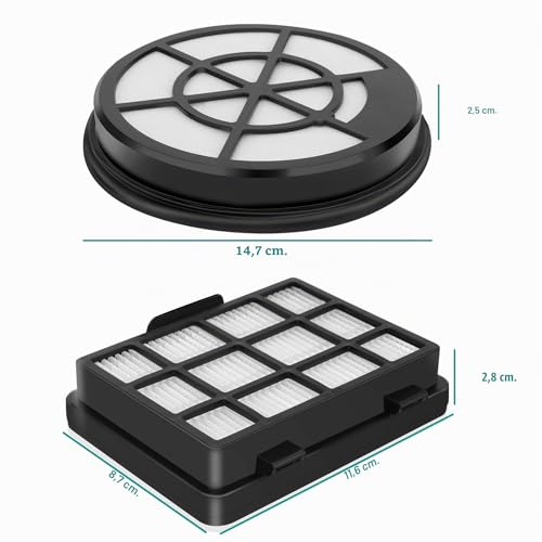 Miniatura 5 de Bz152ef Filtro Accesorios Para Bosch Serie 2 Aspiradora Bgc05a220a, Bgc05a320, Bgc05a322, Bgc05aaa1,Bgs05a221, Bgs05a222, Bgs05aaa2 01, Bgs05a220 02