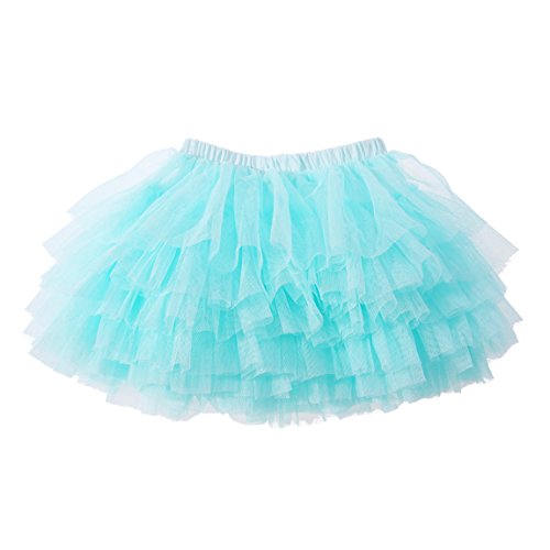 Image of Tutu Skirt for Baby Girl Toddler 6 Layered Tulle Skirts 1-8T