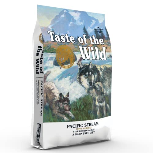Taste of the Wild, Pacific Stream, Getreidefreies Trockenfutter für Welpen mit Räucherlachs, 12,2 kg (1 Stück)
