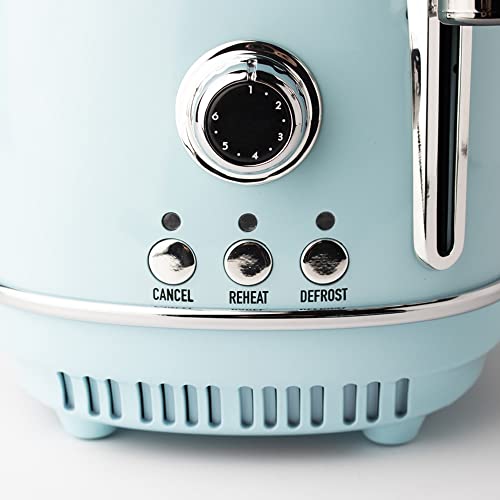 Haden Heritage Blue Toaster 2 Slice - Reheat, Cancel and Defrost Functions - Stainless Steel Housing Retro Toaster - Variable Browning Control 2 Slice Toaster - Image 7