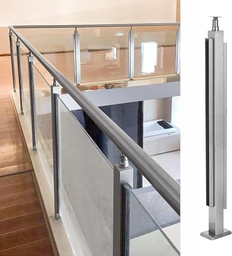 Support de garde-corps de terrasse vitrée pour aménager votre jardin