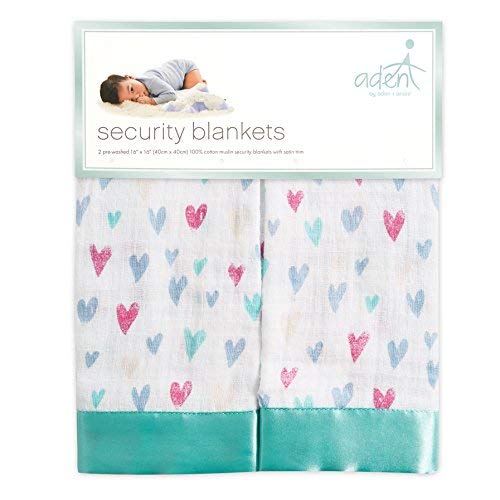 Summer Soiree Anais Security Blanket 2 Pack Aden by Aden Blankets