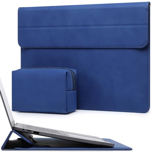 Funda MacBook Pro 14 Azul Klein con elevador integrado de postura y flujo de aire