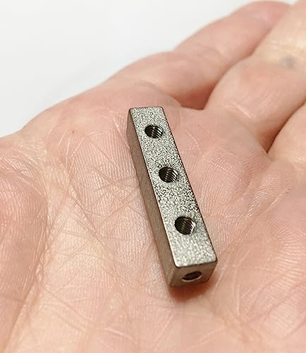 M00111 MOREZMORE 1pc Chest Bar 5 Hole Connector M3 Threaded 30mm for Ball Socket Stop Motion Puppet Armature Humanly Posable Armature Parts HPA FSB