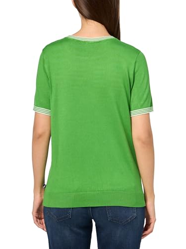 Image of Nautica Women's Crew Neck Solid Short Sleeve Sweater