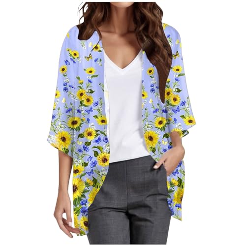 Kimono De Plage Gilet Long Femme Ete Veste Tenue Festival Robe Longue Coton Tunique Mode Vetement Voile Chemise Grande Taille Cache-Maillots Et Sarongs Cache...