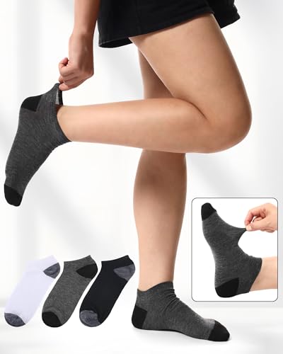 Image of Foaincore 60 Pairs Ankle Socks Bulk for Men Women, Low Cut Breathable Cushioned Athletic Running No Show Socks Multipack