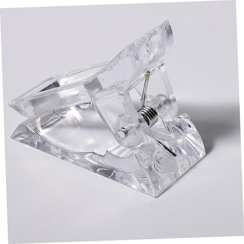 Housoutil kit 20 piezas clips para uñas acrílicas miniatura 3