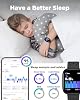 BIGGERFIVE Reloj Inteligente para Niños Sin Necesidad de Teléfono, Reloj de Seguimiento de Fitness con Pantalla de 1.8" | Podómetro, Ritmo Cardíaco, Monitor de Sueño, Sumergible IP68, Contador de Pasos, Juegos de Rompecabezas para Niños y Niñas de 5-16 Años, Negro 8