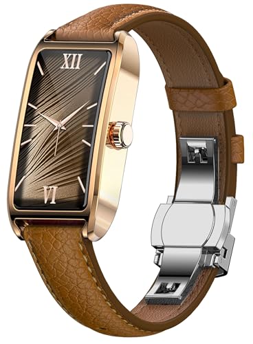 Fitness Tracker Damen Schmal Elegant Luxuriös Classic Smartwatch Damenuhr...