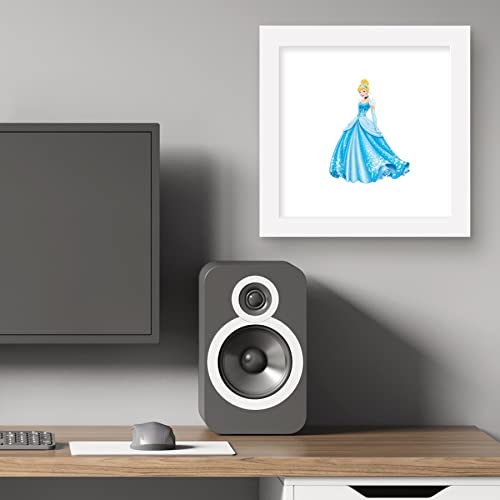 Trends International Gallery Pops Disney Princess - Cinderalla Sparkle and Shine Wall Art Wall Poster, 12" x 12", White Framed Version by Trends International - Used condition - Image 6