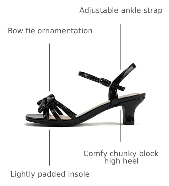 Image of Soda Girly-2 Children's Girl's Open Toe Slingback Block High Heel Sandals