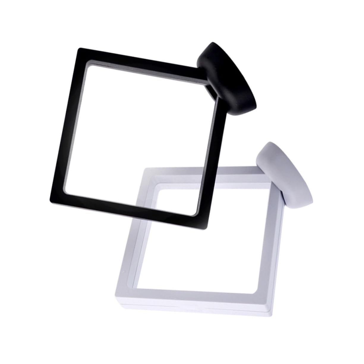 HOODANCOS 2pcs Nail Art Display Board Plastic Display Rack for Nail Polish Stands Mini Showing Stand