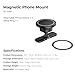 SMALLRIG Magnetic Phone Mount Gym for iPhone 17/16/15/14/13 Series, Adjustable Phone Holder Gym for Huawei, for Samsung, for Xiaomi, Double-Sided Magnetic Design - 5460