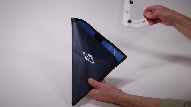 Amazon.com: ALVIN - NB2026 Clear PVC Mesh Kit Zipper Bag, Multi