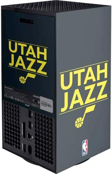 Skinit Decal Gaming Skin Compatible with Xbox Series X Digital Edition Console - Officially Licensed NBA Utah Jazz Standard - Black Design