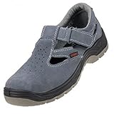 Urgent Zapatos de seguridad modelo 302 S1 EN ISO 20345, gris, 45 EU