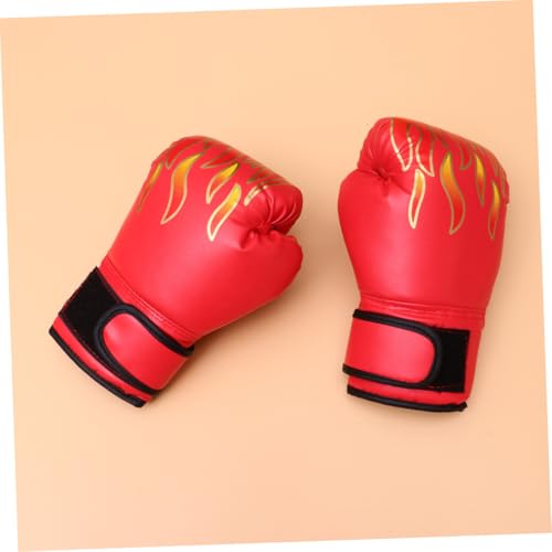 Guantes de boxeo para niños de PU resistente con estampado dinámico y ajuste cómodo 2