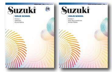 Suzuki Violin School, Volume 1 , Violin Part with CD Accompaniment and Piano Accompaniment Book - Two Book Set