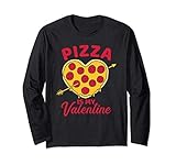 Photo Gallery la pizza è il mio san valentino maglia a manica Photo Gallery la pizza è il mio san valentino maglia a manica