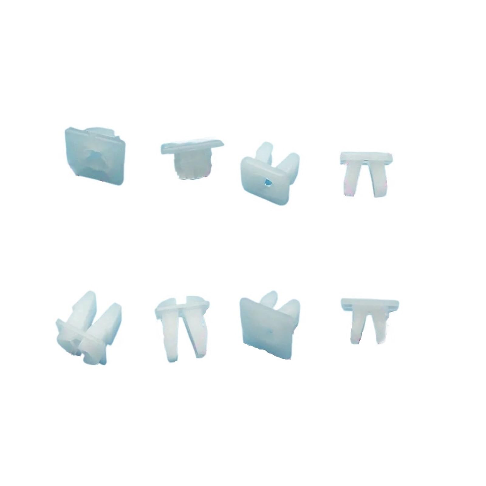 KXFVYNE 50Pcs Plastic Retaining Clips Fixeding Car Headlight Tail Square Head Retainer Fastener Nut Screws(1-50pieces)