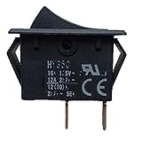 HY35C 2-Pins Push Button Switch AC 125/250V fits Household Electrical Appliances ON-Off Rocker Switch