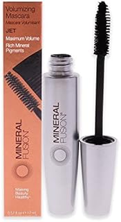 Mineral Fusion Volumizing Mascara, Jet, 0.57 Fl Oz (Pack of 1)