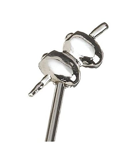 Prodyne Stainless Steel & Pewter Martini Picks (Set Of 6), Silver #TOP6