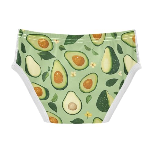 Wusikd Avocados Boys' Underwear Cotton Flowers Leaves Boys Briefs Soft Toddler Underwear 2T2