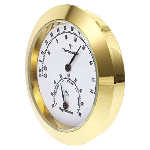 HANABASS Violin Hygrometer Thermometer Humidity Temperature for Guitar Violin Care Accurate Readings for Instrument Protection Stylish Design with German Mechanism