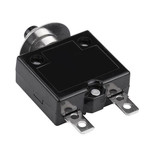 Interruptor de protección térmica, interruptor térmico con reinicio manual, fusible térmico, disyuntor de compresor, 5 A, 8 A, 10 A, 15 A, 18 A, 20 A, 30 A, 50 V (10 A)