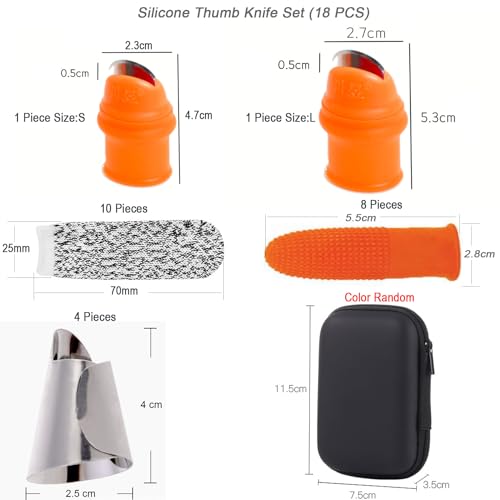 Set de 24 Cuchillas para Pulgar y Guantes Resistentes al Corte miniatura 2