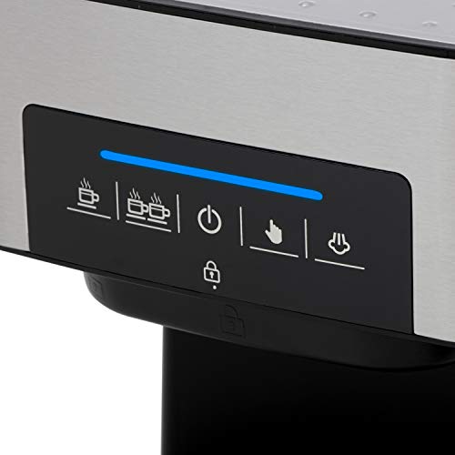 Machine À Expresso Camry Premium boissons Comptoir Stainless Steel Ground Coffee 2 Tasses - vue 6