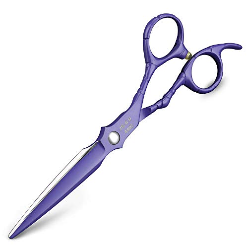 XUANFENG-Hairdressing-Scissors-Professional-Hair-Scissors-Japan-440C-Cutting-Thinning-Scissors-Set-Hair-Shears-Salon-Styling-Tools-6-Inch-Purple-Set