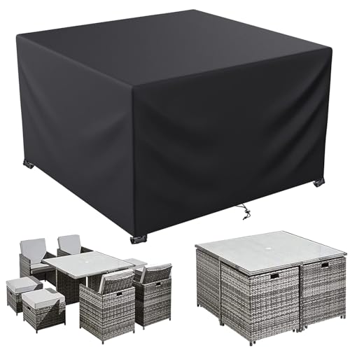 LCGOD Housse Salon de Jardin , Housse Table de Jardin 600D Oxford Tissu Protection pour Tous Les...