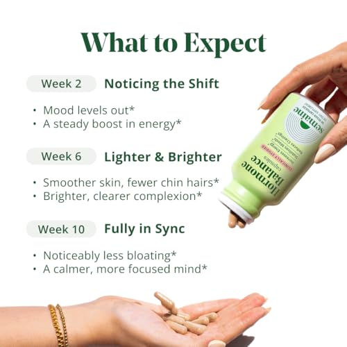 Image of Semaine Hormone Protocol - Mood, Energy, Deeper Sleep, Hot Flashes & Skin Support, Clinically-Studied Ingredients - 1 Month