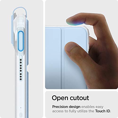 Spigen for iPad Air 11 Inch Case M4 (2026), iPad Air 11 Inch Case M3/M2 (2025-2024), 10.9 Inch 5th/4th Generation Case (2022/2020), Ultra Hybrid Pro Tri-Fold Cover Clear with Pencil Holder, Sky Blue - image 8