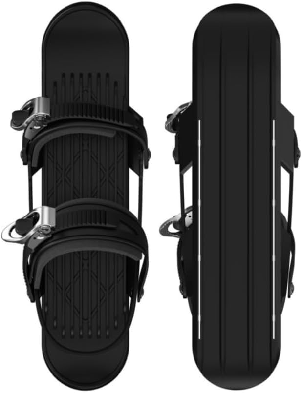 Mini Ski Skates for Snow Adjustable Mini-Skii-Skate Portable Ice Skates for Snow Winter Sports