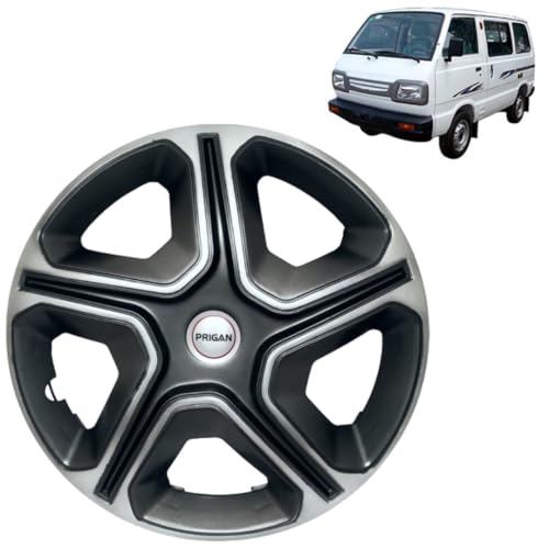 Image of Prigan Omni Grey Silver Wheel Cover 12 inch for -Omni (Set of 4 Pcs) (Press Fitting) Model Name- Nexon Grey Silver 12
