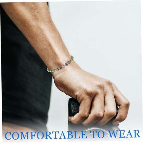 Pulseras de la amistad anti tirones pack ajustable con letras oscuras para evitar pérdidas en niñas 5