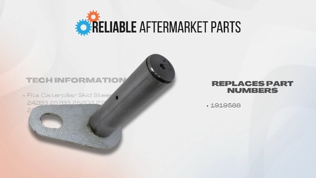 Amazon.com: Bucket Pin 1919588 Fits Caterpillar Skid Steer 242B3