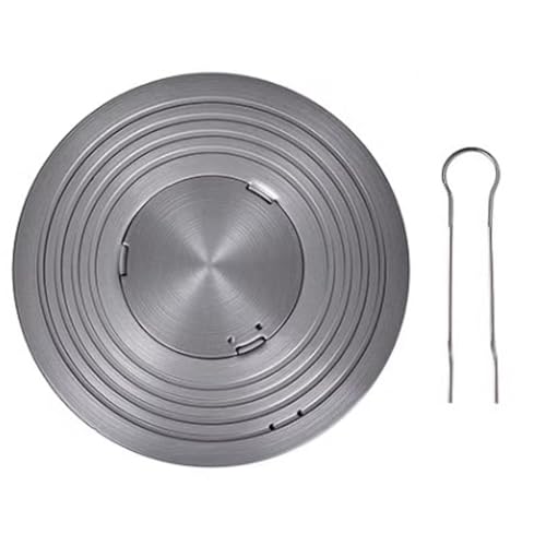 TAMUME Plaque diffuseur de chaleur universelle pour cuisinière à gaz – 26 cm, aluminium anodisé, protège les ustensiles de cuisine et améliore...