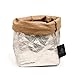 Estilo de palo Designer krempel cesta plata – Talla S – 9 x 9 x 16 cm| – Cesta de lavable Papel efecto piel), gracias a la piel Vegan | Maceta decorativa de Box | Caja de Regalo