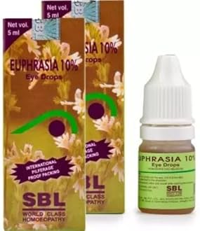 Euphrasia(10%) Eye Drops (5ml, Pack of 2) || SBL Homeopathy